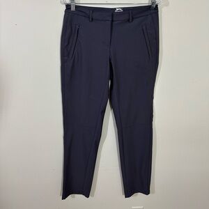 Slazender. Sz 6 golf,athletic, outdoor, pant in med gray Zippers on the bottoms